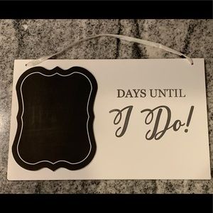 Until I do count down sign